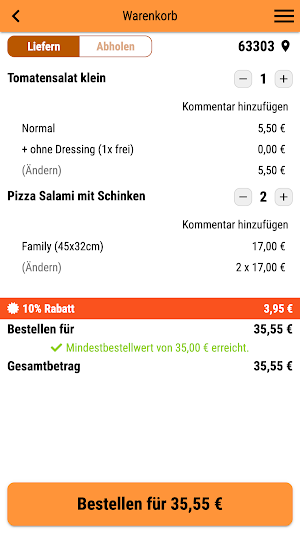 Pizzeria Primavera Screenshot 1