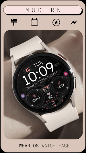 Dream 144 Digital Watch Face Screenshot 1