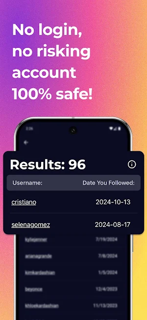 Follower Tracker: Nonfollowers Screenshot 3