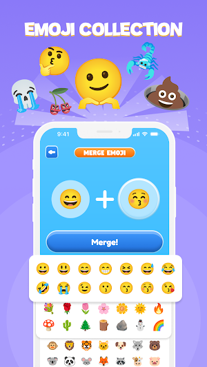 Fun Emoji Merge & Emoji Maker Screenshot 1