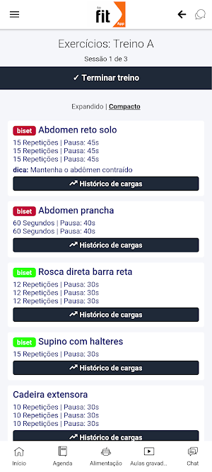 40 FIT APP Screenshot 3