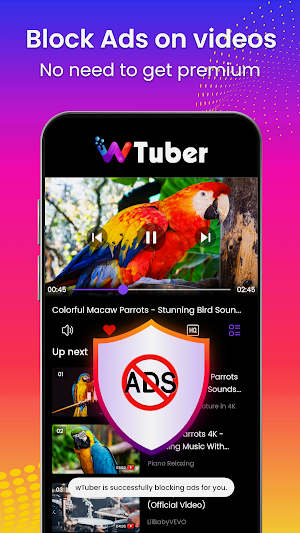 wTuber-Video Player all format Screenshot 0