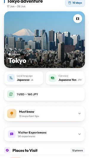 Trippa: Travel Planner Screenshot 3