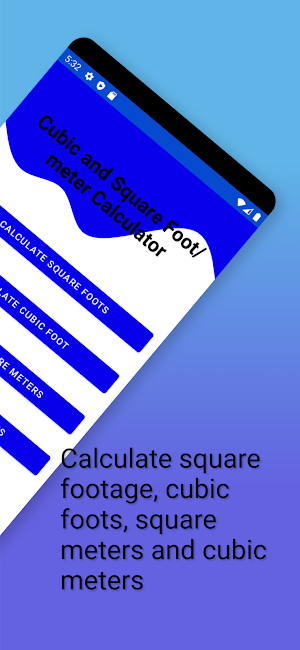 Square Foot Calculator Screenshot 0