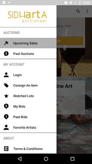 Sidharta Auctioneer Screenshot 1