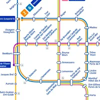 Brussels Metro Map 2025