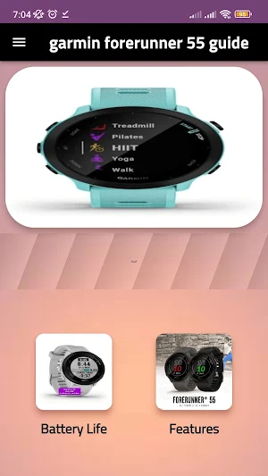 garmin forerunner 55 guide Screenshot 2