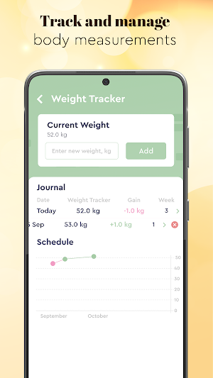 Pregnancy Tracker, Calendar Screenshot 3