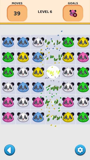 Panda rush Match puzzle Screenshot 0