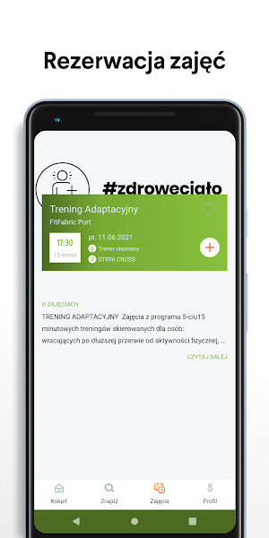 Fit Fabric Port App Screenshot 0