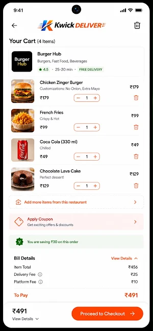 Kwickdeliver Screenshot 3