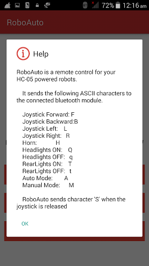 RoboAuto - Arduino Bluetooth Joystick for Android™ Screenshot 3
