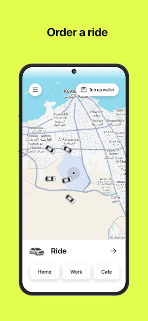 Taxi Kuwait - YOGO App Screenshot 0