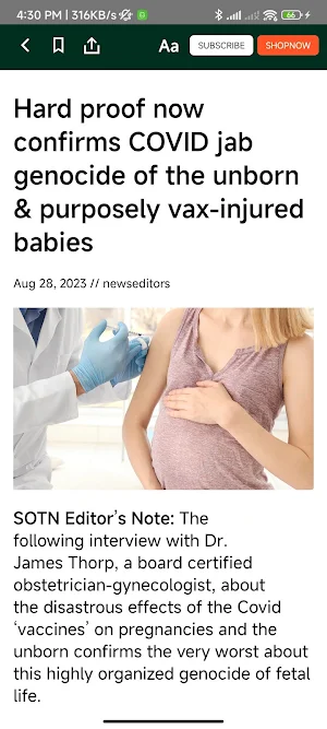 NaturalNews APP Screenshot 3