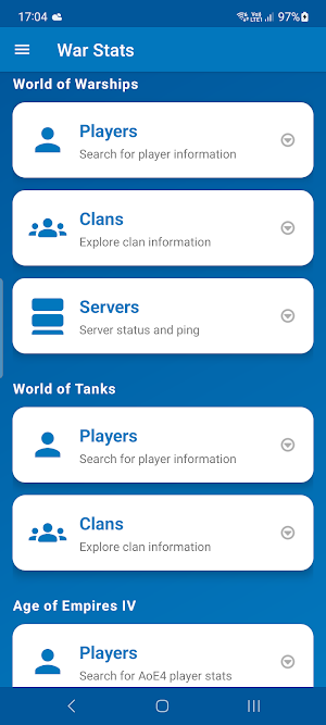 War Stats Screenshot 2