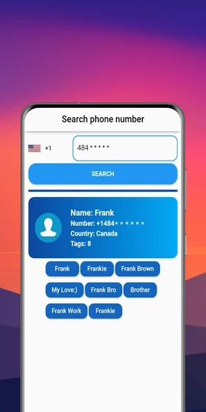 Contact Finder Screenshot 2