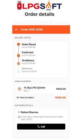 LPGSoft Delivery Screenshot 2