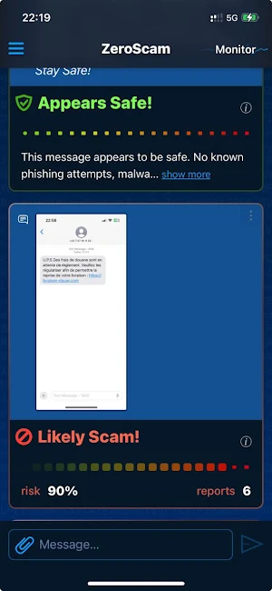 ZeroScam Screenshot 1