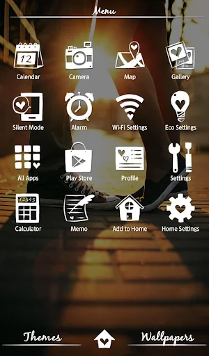 Setting Sun Theme +HOME Screenshot 1