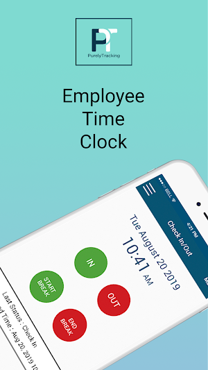 PurelyTracking | Time Clock | Leave Management Screenshot 0