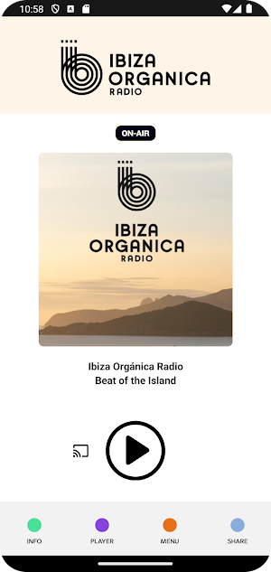 Ibiza Orgánica Radio Screenshot 1