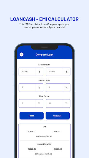 CashLoan - EMI Loan Calculator Screenshot 2
