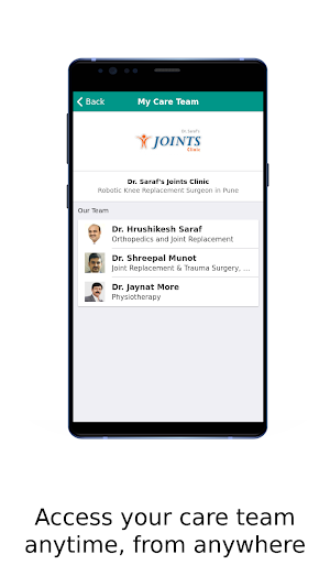 Dr. Saraf's Joints Clinic Screenshot 1