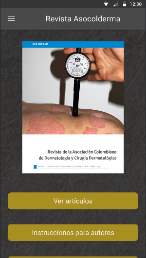 Revista Asocolderma Screenshot 0