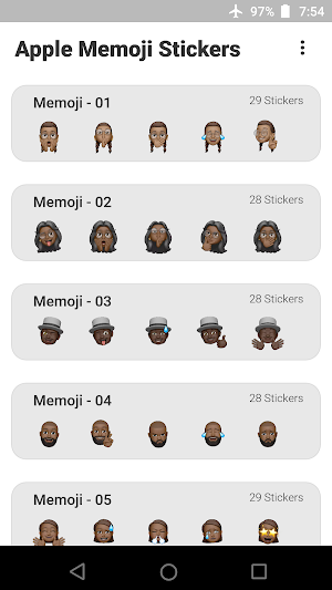 Apple Memoji Stickers - WA Screenshot 0