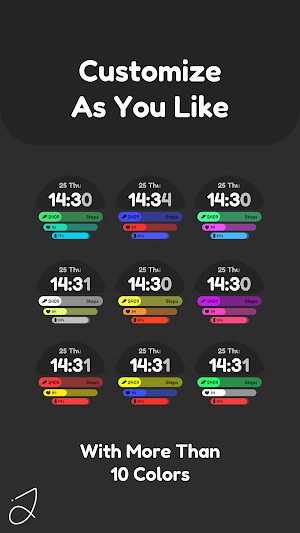 Simple Bar Watch Face Screenshot 2