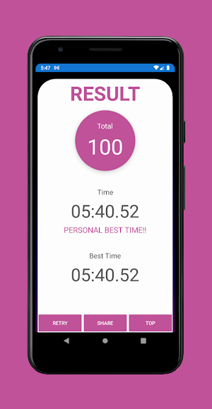 Total100: Simple Calc Games Screenshot 2
