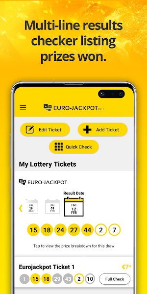 Eurojackpot Results Screenshot 2