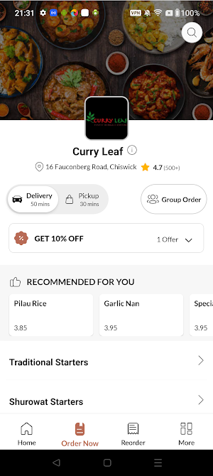 Curry Leaf Screenshot 1