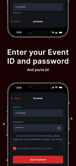 ClubKit Scanner App Screenshot 1