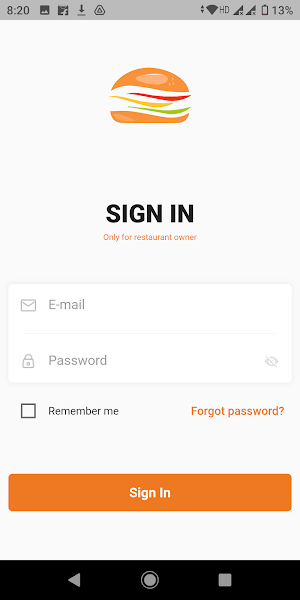 Get Food Restaurant Screenshot 0
