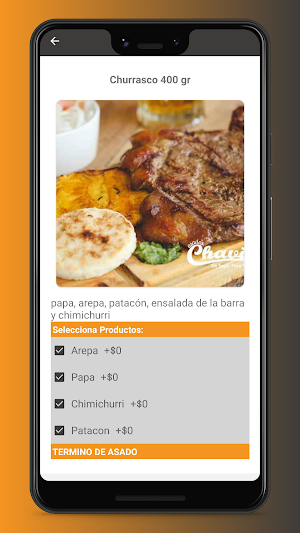 Asados Chavita Screenshot 2