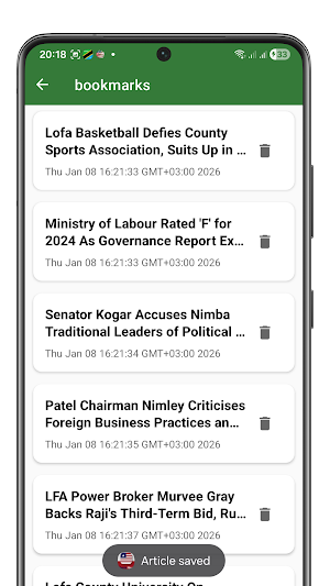 Liberia News App Screenshot 2