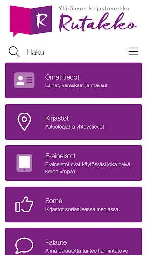 Rutakko-mobiilisovellus Screenshot 0