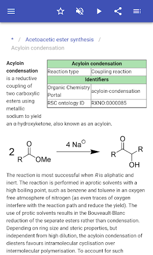 Organic reactions Screenshot 2
