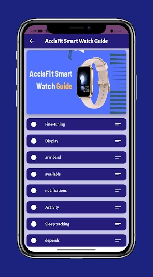 AcclaFit Smart Watch Guide Screenshot 3