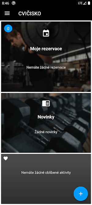 CVIČISKO Screenshot 1