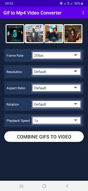Gif to Mp4 Converter | Combine Screenshot 1