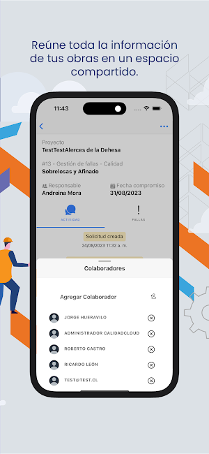 Calidad Management Screenshot 1