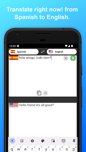 English to Spanish Translator Screenshot 3