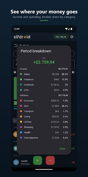 Sifdroid: Finance App Screenshot 2