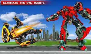 Fire Truck Real Robot Transformation: Robot Wars Screenshot 2