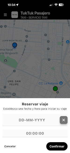 TukTuk Pasajero Screenshot 2