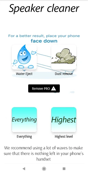 Clear wave - water remover Screenshot 2