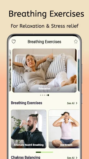 Breathing Exercises(Pranayama) Screenshot 0