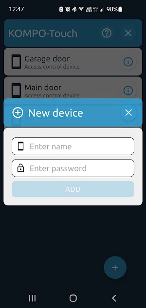 KOMPO-Touch Screenshot 2